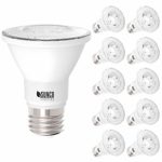 Sunco Lighting 10 Pack PAR20 LED Bulb, 7W=50W, Dimmable, 470 LM, 6000K Daylight Deluxe, E26 Base, Flood Light for Home or Office Space – UL & Energy Star
