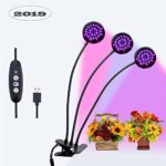 LED Grow Lights,99 LEDs 30W Red Blue Full Spectrum Plant Growing Lamps for Indoor Plants Seedling Growing Blooming Fruiting with Double Switch Replace Bulbs Adjustable Gooseneck Arms with Desk Clamp