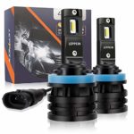 H11/H8/H9 LED Headlight Bulbs leppein S Series 12xCREE Chips 6500K 6000LM 56W Cool White All-in-one Conversion Kit