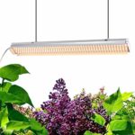 2FT White Light Full Spectrum LED Grow Light, 32W Integrated Growing Lamp Fixture, Grow Shop Light, with ON/Off Switch Plug and Play