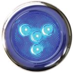 T-H Marine LED-51828-DP Stainless LED Puck Light, 3″ – Blue