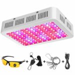 Grow Light, UPSTONE 1000W UV IR LED Plant Lights Full Spectrum Double Chips Growing Lamps Bulbs for Indoor Plants Hydroponics Greenhouse Fruits Veg and Flowers (White)