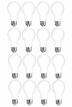 GE Classic 16-Pack 60 W Equivalent Dimmable Soft White A19 LED Light Fixture Light Bulbs