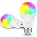 Smart Bulb, AL Above Lights Dimmable E26 9W Wi-Fi LED Light Bulb, Soft White (2700K), 60W Equivalent, 810 LM, RGB+W, Works with Amazon Alexa, Echo, Google Assistant and IFTTT, ETL Listed – 2 Packs