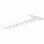 AntLux 72W 4FT LED Wraparound Office Light, Ultra Slim LED Garage Lights Flush Mount, 8000 Lumens, 4000K, No Glare, 4 Foot Wrap Shop Ceiling Lighting Fixtures, Fluorescent Tube Replacement