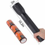 Whaply Heavy Duty LED High Lumen Flashlight 3 Cell D Battery Flashlight