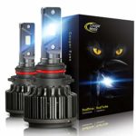 Cougar Motor 9005 LED Headlight Bulbs, HB3 6000K Cool White All-in-One Conversion Kit
