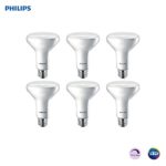 Philips LED Dimmable BR30 Light Bulb: 650-Lumen, 2700-Kelvin, 11-Watt (65-Watt Equivalent) E26 Base, Frosted, Soft White, 6-Pack