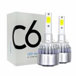 H1 LED Headlight Bulbs Conversion Kit 72W 8000Lumens 6000K COB Chip Headlamp Bulbs Hi/Lo Beam Fog Driving Light With Fan Xenon White Extremely Bright 2 Years Warranty – 2 Pack