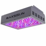 MAXSISUN 1000W LED Grow Light, Full Spectrum IR for Indoor Horticulture Greenhouse Hydroponic Plants Veg and Bloom (100pcs Dual Chips 10W LEDs)