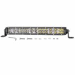 Led Light Bar 12 inch, Auto Power Plus 108W Ultra Slim Off Road Light Bar Dual Row Driving Fog Lights led work lights Waterproof led pod lights for Off Road Jeep Truck UTV ATV SUV Car,2 Years Warranty