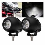 SAMLIGHT 2PCS 2 Inch 20W Round Led Driving Lights 7D 6000k White Spot Beam Led Pods Light Small Off Road Led Work Light Bar for Motorcycle Jeep SUV Truck Wrangler Boat Tractor