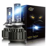 Cougar Motor H7 LED Headlight Bulbs, 7200Lm 6K Xenon White All-in-One Conversion Kit