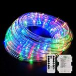 YUJENY LED Rope Lights Battery Operated String Lights-40Ft 120 LEDs 8 Modes Outdoor Waterproof Fairy Lights Dimmable//remote control, LED Rope Lights Battery Operated String Lights-40Ft 120 LEDs 8 Mod