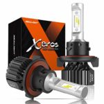 H13 LED Headlight Bulbs SEALIGHT 9008 High and Low Beam 6000K All-in-One Conversion Kit Super Bright Cool White Upgraded 12x CSP Chips