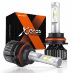 SEALIGHT 9007 LED Headlight Bulbs HB5 Hi/Lo Beam Bulbs Fanless Super Bright 6500LM 6000K Cool White All-in-One Conversion Kit Upgraded 12x CSP Chips