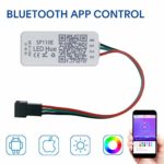KORJO Bluetooth Controller App Control for Dream Color Led Strip Light with Chasing Effect RGB Rope Light (WS2811 WS2812B SK9822 etc.) 1024 Pixels DC5V-12V