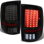 For 2009-2018 DODGE RAM 1500 | 20 2500 | 3500 Black Smoked LED Tail Lights Brake Lamps Left + Right Replacement Pair