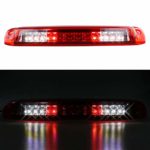 LED 3rd Rear Tail Brake Cargo Light, High Mount Stop Lights Replacement fit for Chevrolet Silverado/GMC Sierra 5978318 (Chrome Housing Red Lens)