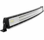 AUTOSAVER88 32″ LED Light Bar Triple Row Curved Flood Spot Combo Beam Led Bar 378W Off Road Driving Lights for Jeep Trucks Boats ATV Jeep