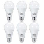 Litake A19 LED Light Bulbs 150 Watt Equivalent, 1600 Lumens, 5000 Kelvin, Daylight White LED Light Bulbs, E26 Medium Base, No Flicker, Non-Dimmable,6-Pack