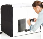 AmazonBasics Portable Foldable Photo Studio Box with LED Light – 25 x 30 x 25 Inches