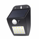 VICCKI Solar Single Head Body Sensing Wall Light LED Solar Waterproof Body Sensor Light