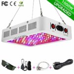 1000w LED Grow Light with Bloom & Veg Switch and Daisy Chained Design, HELESIN Full Spectrum Led Grow Lamps for Indoor Greenhouse Hydroponic Plants and Flowers