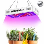 WHOSLED 600W LED Grow Light Full Spectrum Purely Handmade Grow Lamp with IR and UV for Hydroponic Indoor Plants Veg and Flower