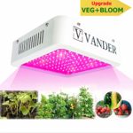600W Led Grow Light Full Spectrum with Veg and Bloom Switch for Indoor Plants Greenhouse Seedling Veg Flower with Daisy Chain(192pcs LEDs)