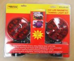12V LED Magnetic Towing Trailer Light Kit 24 LEDs Multi-Function DOT