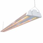 Bbounder 4ft LED Grow Light, 60W(220W Equivalent), Sunlike Full Spectrum Integrated Plant Light for Hydroponic Indoor Plant Seedling Veg and Flower, Plug in with On/Off Switch, Pack of 1