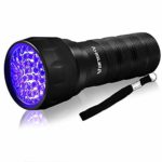 Black Light UV Flashlight, Mini 395nm UV Lights 21 LED Ultraviolet Blacklight Detector for Cat/Dog Urine, Pet Stains and Bed Bug Matching with Pet Odor Eliminator (Battery not Included)