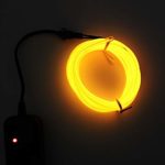 Hot Sale!DEESEE(TM)Flexible LED Light EL Wire String Strip Rope Glow Decor Neon Lamp USB Controlle (F)