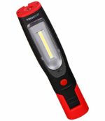 TORCHSTAR Portable Rechargeable LED Work Light, Spotlight + Floodlight, UL-Listed Power Supply, Dual Magnetic Bases & Hanging Hooks, USB Charging Port, for Camping, Car Repairing, Emergency Lighting