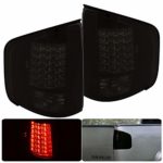 Fit 1994-2004 Chevy S10 Truck / 1994-2004 GMC Sonoma / 1996-2000 Isuza Hombre Led Tail Lights Smoked Lens/Black Housing