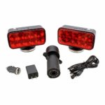 ABN Wireless Tow Lights, LED – Rechargeable Car Towing Lights Wireless Trailer Lights Magnetic LED Trailer Light Kit