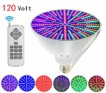 MOZAI 2019 Upgrad 120V 35W AC/DC Color Changing Swimming Pool Lights LED Bulb (Switch Control + Remote Control Type) Fits Light Fixture E26/E27 for Pentair Hayward Light Fixture,and for Inground Pool