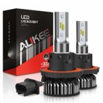 Aukee H13 LED Headlight Bulbs, 50W 6000K 10000 Lumens Extremely Bright (9008 Hi/Lo) CSP Chips Conversion Kit