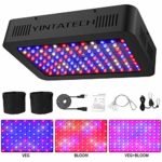 1000W LED Grow Light Full Spectrum, with 120pcs Dual Chips LEDs Double Switch, Adjustable Rope Hanger, Grow Bags, Daisy Chain Plant Growing Lamp for Hydroponic Greenhouse Indoor Plants Veg and Flower