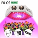 COB LED Grow Light 1000W – Moobibear Grow Lights for Indoor Plants Full Spectrum, Double Adjustable Switch Growing Lamps with Veg and Bloom for Greenhouse Basement Planting