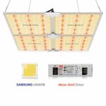 Spider Farmer SF-4000 LED Grow Light, with Samsung Chips & Dimmable Mean Well Driver, Full Spectrum 3000K 5000K 660nm 760nm IR for Indoor Plants (1212pcs LEDs)