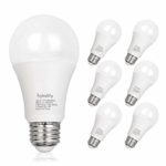 Hykolity 100W Equivalent A19 LED Light Bulb, 16W, 5000K Daylight, 1600LM, E26 Medium Base, Dimmable, Energy Star and UL Listed (6 Pack)