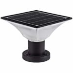 Solar Post Cap Lights Outdoor,Dusk to Dawn Auto On/Off Solar Powered Post Lights Fits Most Posts (1 Pack)