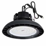 Hykolity 100W UFO LED High Bay Light Fixture, 13000lm 1-10V Dimmable 5000K UL, DLC Complied [175W/250W MH/HPS Equiv.] Motion Sensor Optional, 10 Years Warranty Commercial Warehouse/Outdoor Area Light