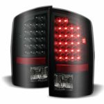 ACANII – For Blk Smoked 2002-2006 Dodge Ram 1500 LED Tail Lights Lamps Left+Right Aftermarket