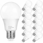 A19 LED Light Bulbs, 100 Watt Equivalent LED Bulbs, 3000K Warm White, 1100Lumens, Non Dimmable, Medium Screw Base (E26), CRI85+, 25000+ Hours Lifespan, No Flicker, Non-Dimmable, 12-Pack