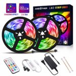 AMBOTHER LED Strip Lights, Multicolor Chasing 10m/32.8ft Dreamcolor Changing Rope Remote Controller 600 LED SMD 5050 Flexible Lighting Kits for Home Kitchen Party Bedroom Decoration