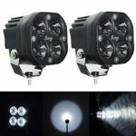 White 3Inch 40w Led Pods Light Bar Spot Cree Led Driving Lamp Cube Lights for Off Road Jeep Ford Truck Boat Pickup ATV UTV Forklift SUV Motorcycle Fog 12V24V Scooter Tractor RV Bike Motor (Pack of 2)