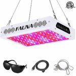 Timer Control 600W LED Grow Light Full Spectrum 12/15/18 Hours Auto On/Off with UV&IR Plant Light for Indoor Plants Veg and Flower (600W)